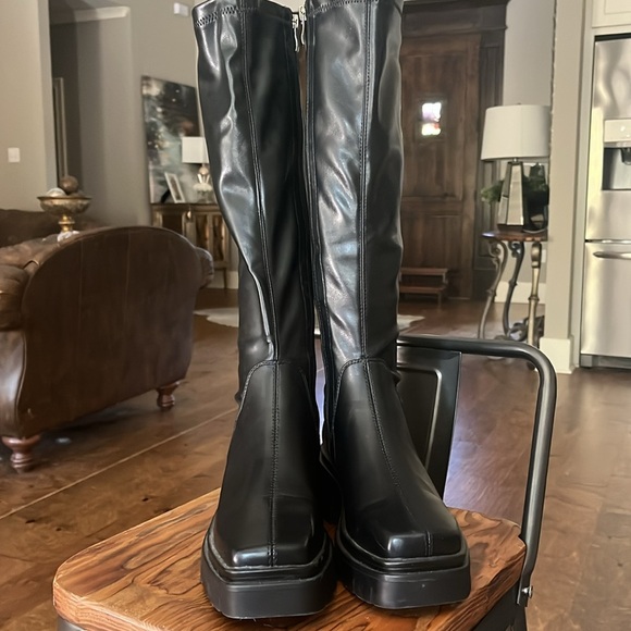 Vivianly Platform Tall Boots NEW! Size 38 (8) - Picture 2 of 7